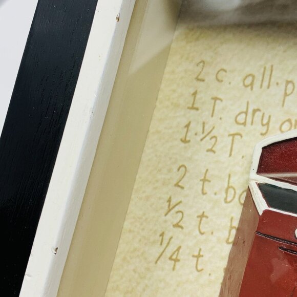 Kitchen Wall Art 3D Black Red Stove Toaster Shadow Boxes Decor Arister 2004 - Picture 7 of 8